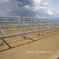 PV Frame Silvery Can Customized Hot galvanized photovoltaic support Silvery can customized Factory